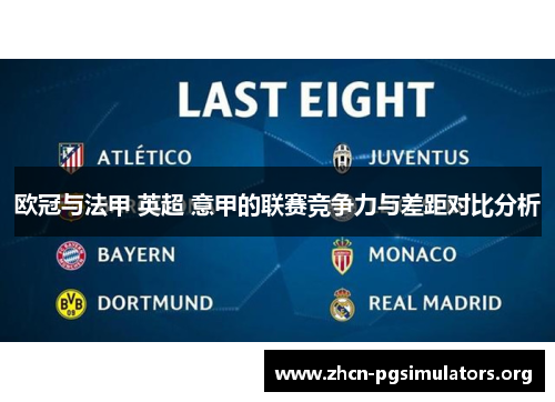 欧冠与法甲 英超 意甲的联赛竞争力与差距对比分析